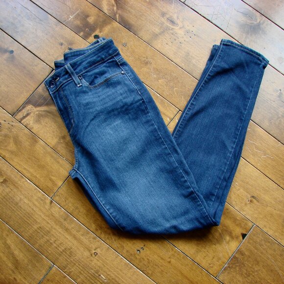 PAIGE Verdugo Ankle Jeans Alden Dark Wash Skinny Straight Size 31 - Picture 3 of 16